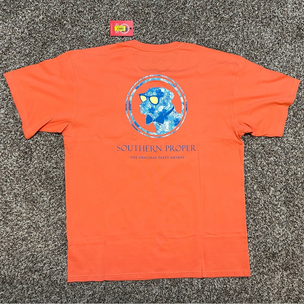 NWT — Southern Proper Original Party Animal Short Sleeve T-Shirt — XL